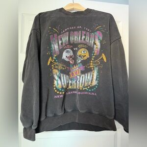ABERCROMBIE & FITCH | Packers New Orleans Super Bowl Crewneck